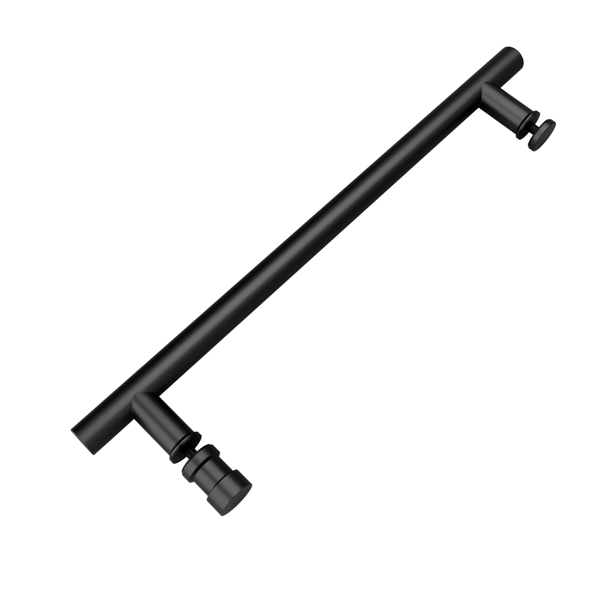 SD04-4 48"-72" Framless Single Slinding Shower Door Hardware Kits With Tubular Rails & Four Rollers