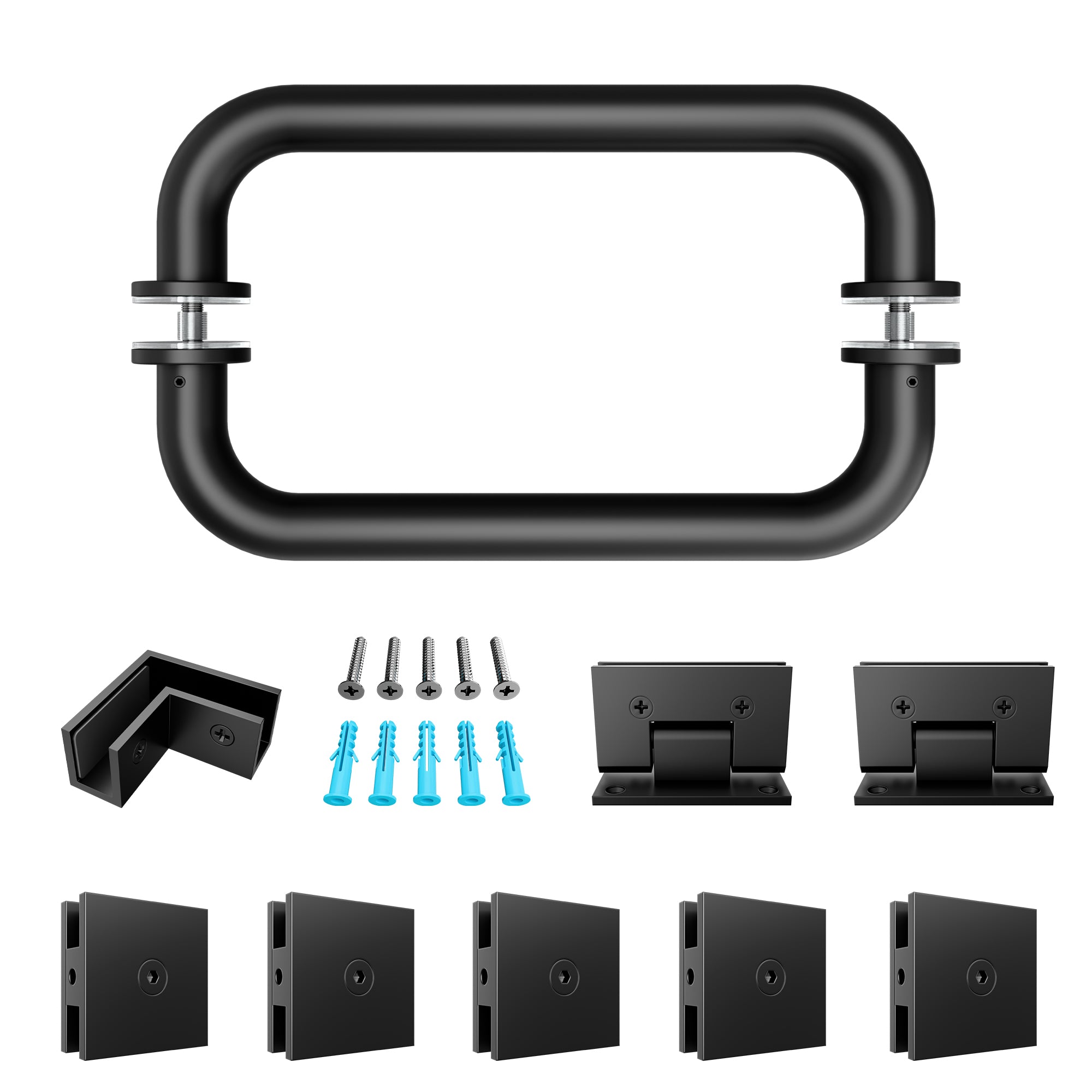 Hardware Kit for Frameless Corner Hinged Shower Enclosure | FHKIT