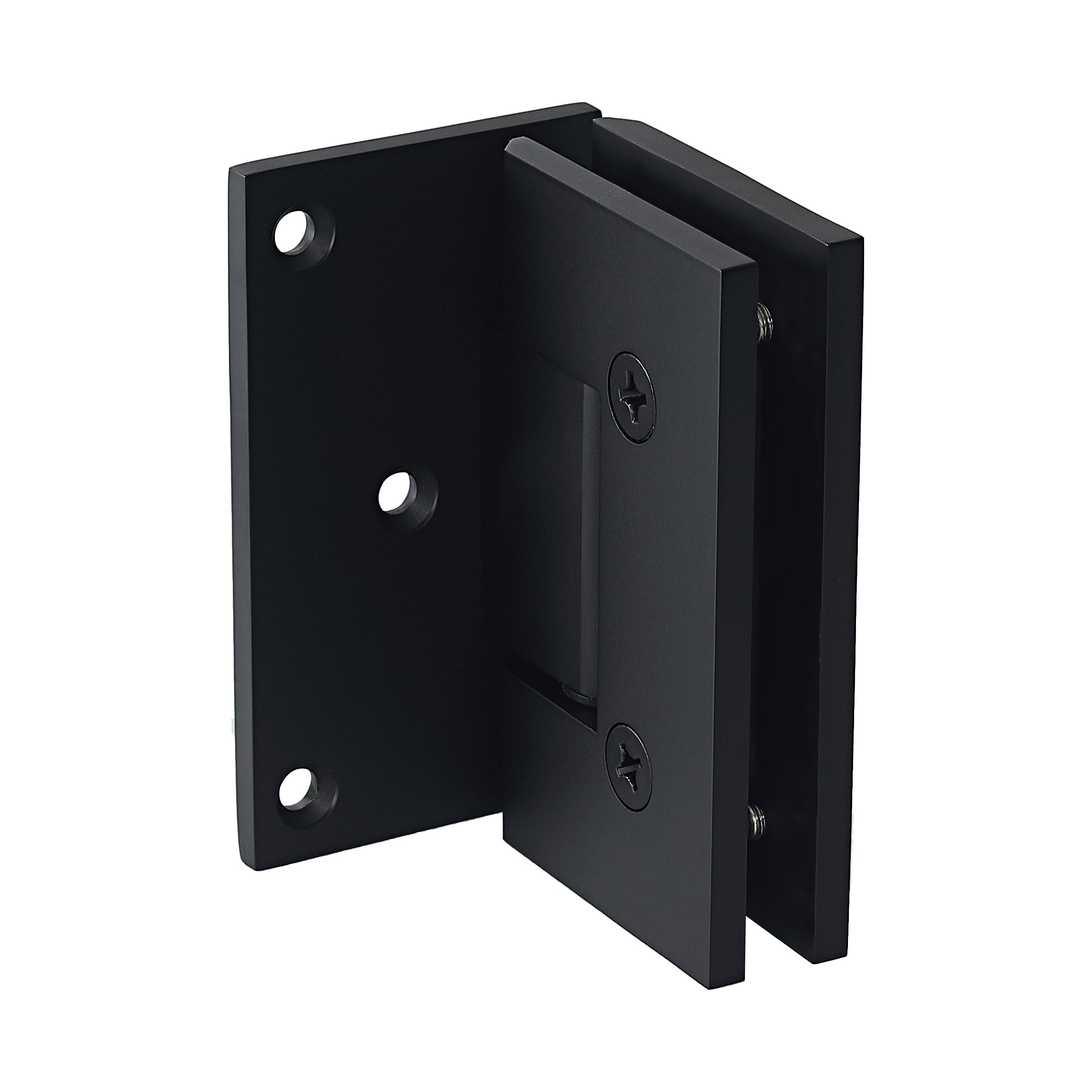 Heavy Duty 90° Wall To Glass Shower Hinge(Offset Backplate) | TR602