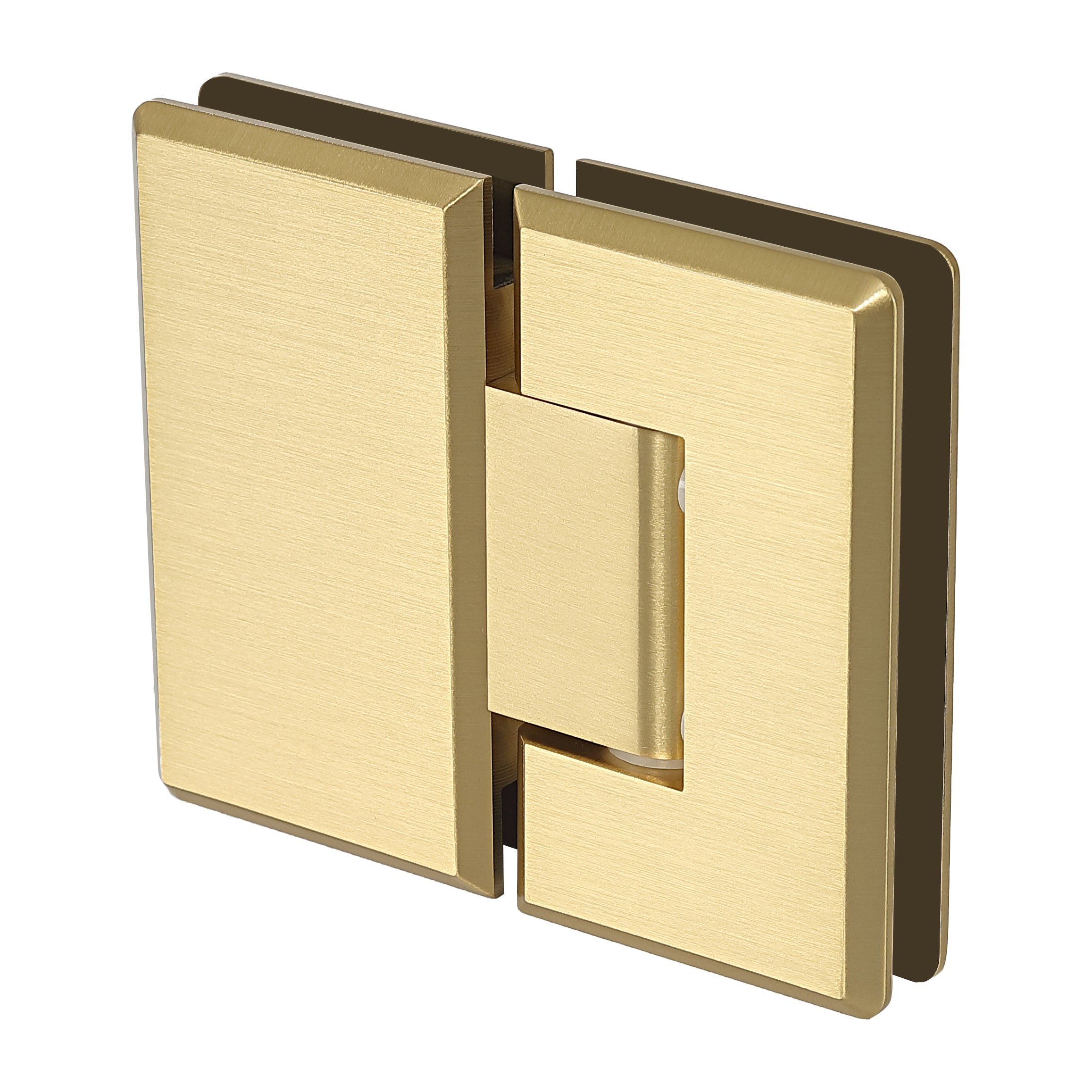 Adjustable Heavy duty 180°Glass To Glass Shower Hinge Beveled Edged  | TR615