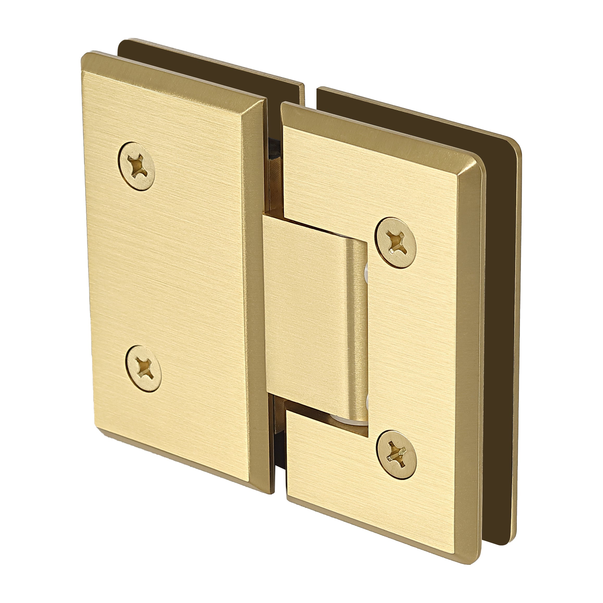 Adjustable Heavy duty 180°Glass To Glass Shower Hinge Beveled Edged  | TR615