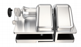 Glass to glass pool gate latch