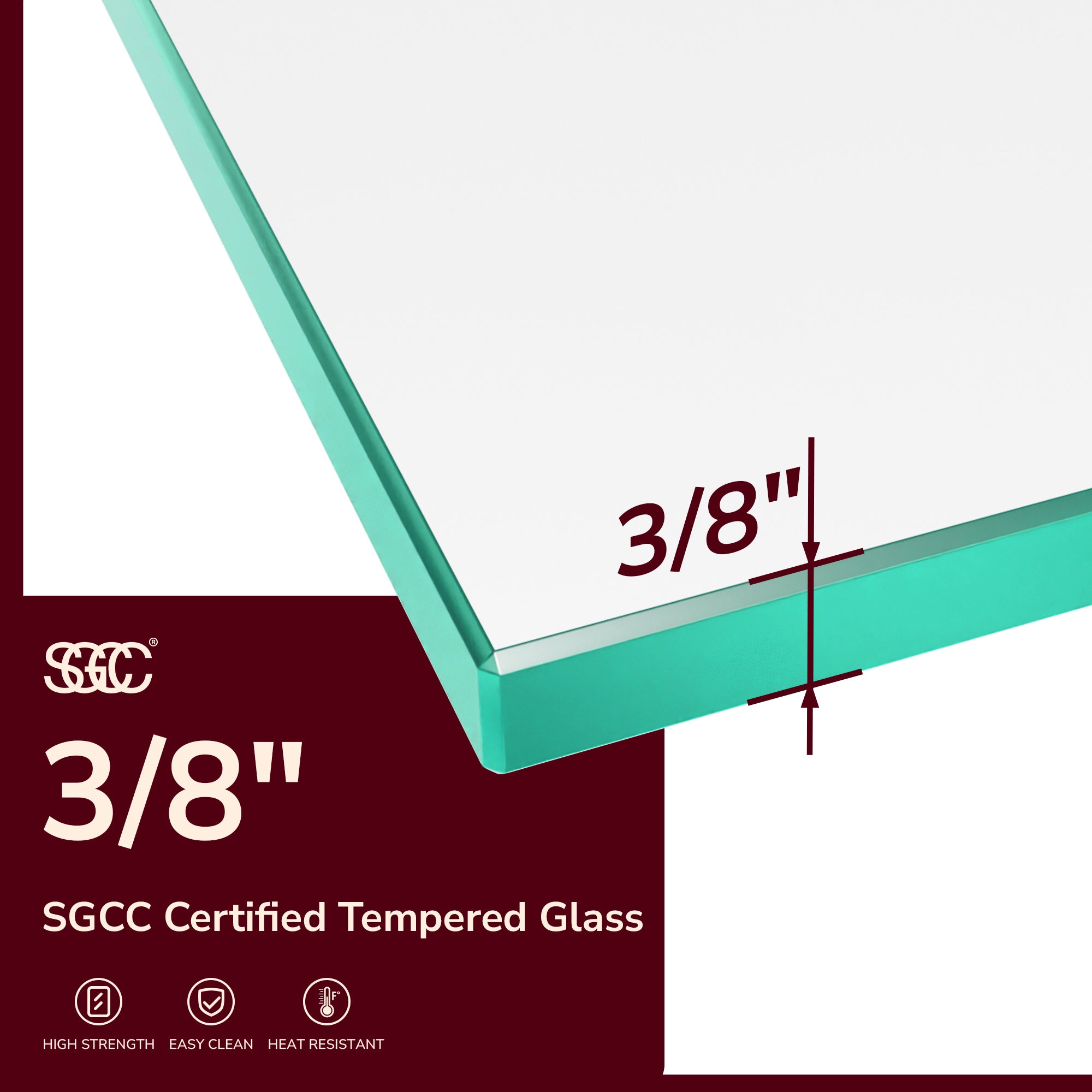 56"-60"W x 80"H Frameless Double Sliding Shower Door, 3/8 inches (10mm) Thick SGCC Tempered Glass Door, Chrome