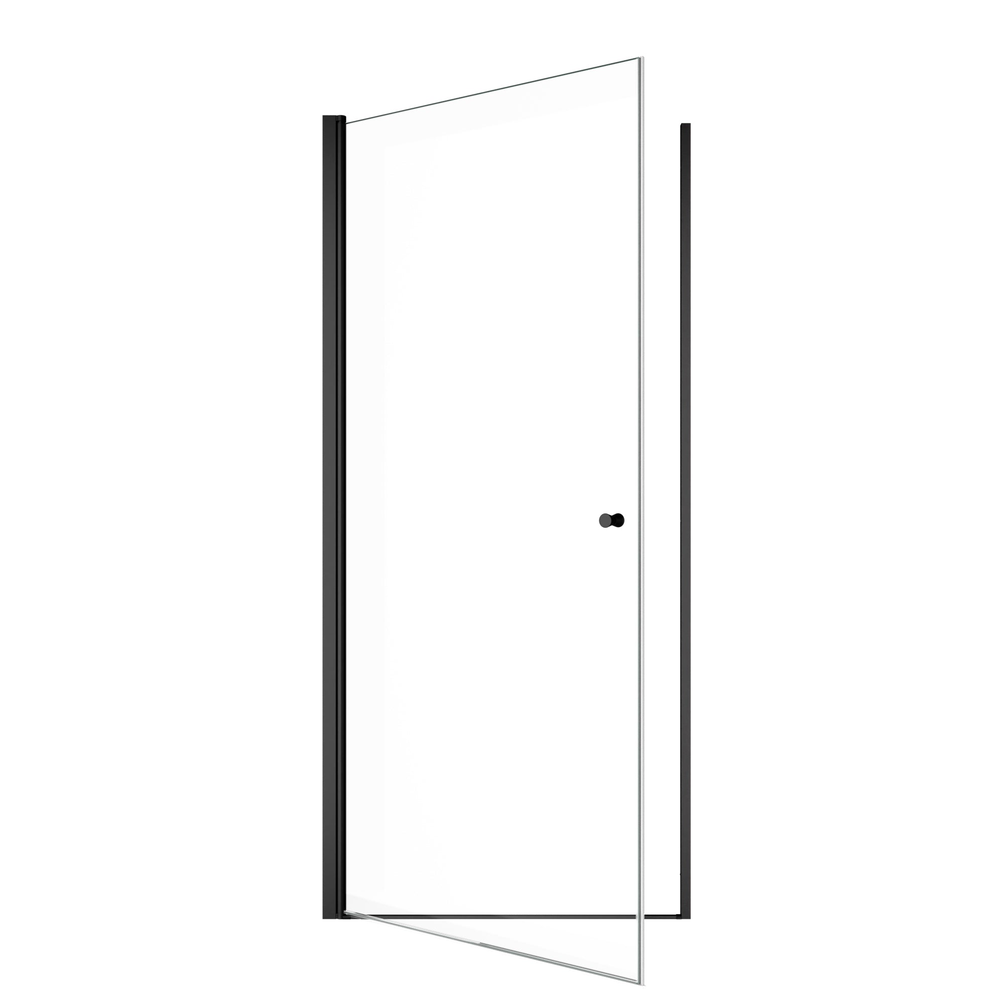 32"W x 72"H Frameless Circular Pivot Shower Door With 1/4" (6mm) Thick SGCC Tempered Glass