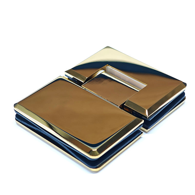 Adjustable Heavy duty 180° Glass to Glass Hinges Beveled Edged | TR636