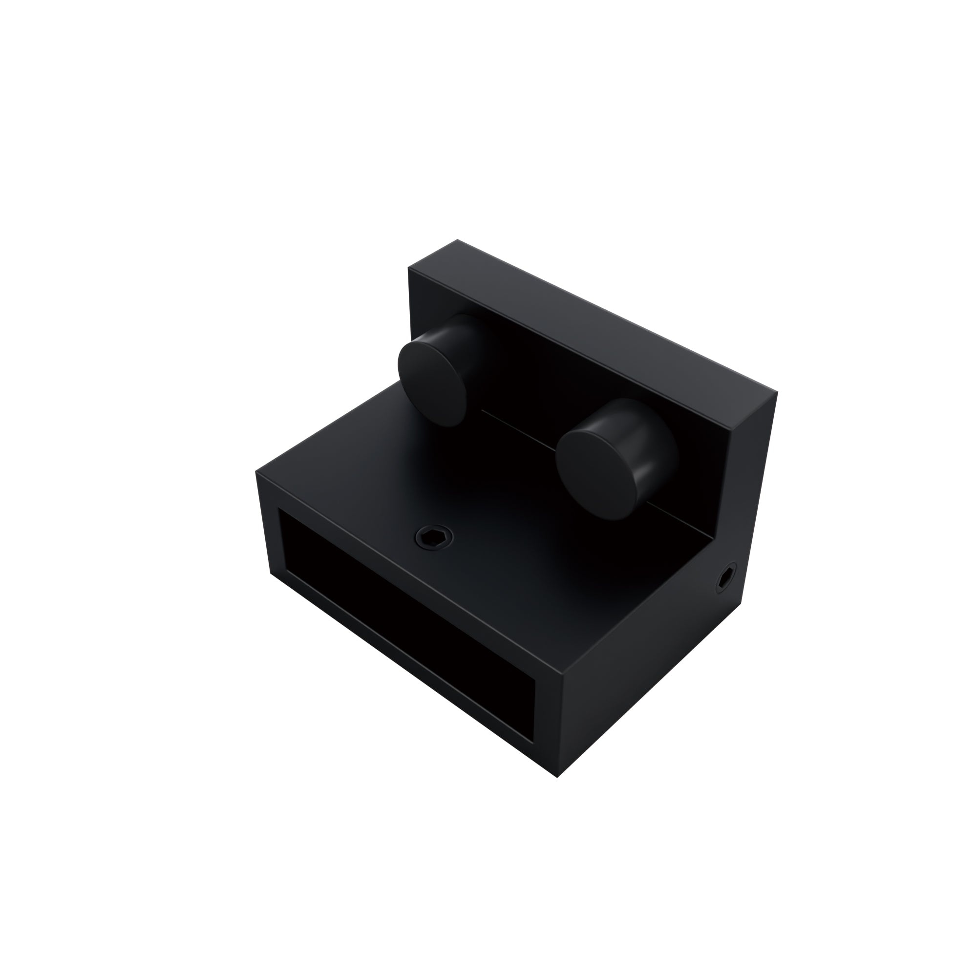 SD05-4 Frameless Single Sliding Shower Door Hardware Kits With Slim Square Rails & Four Rollers
