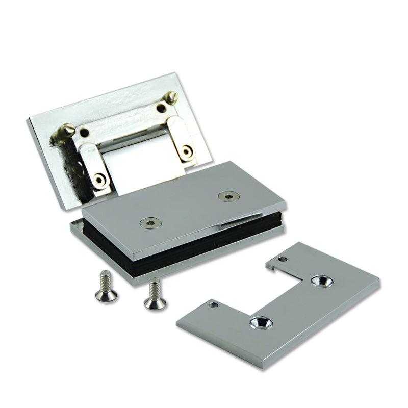 Adjustable Heavy duty 135° Glass to Glass Hinges Square Edged | TR625