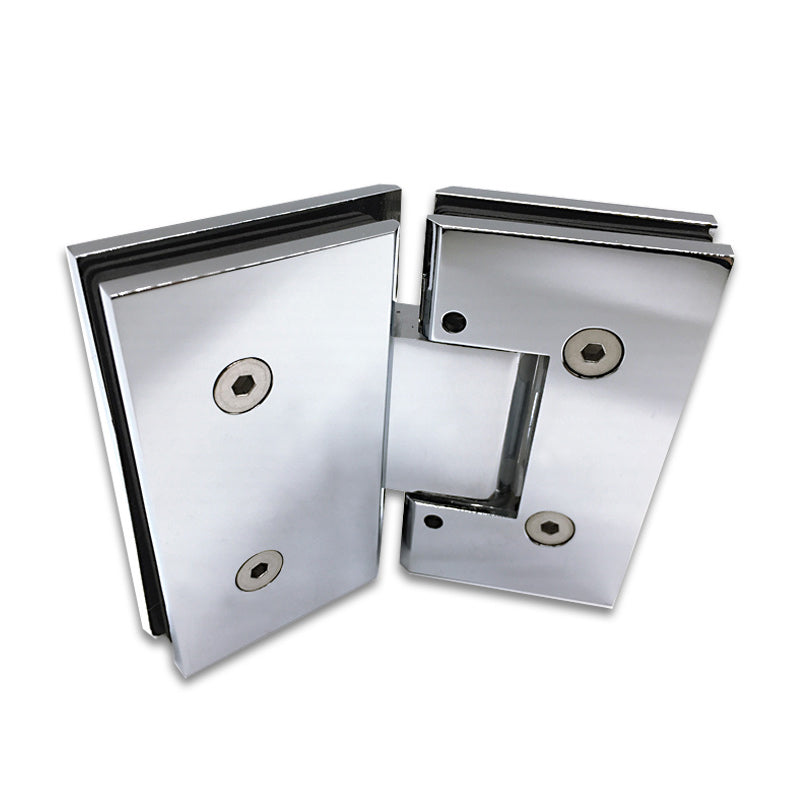 Adjustable Heavy duty 135° Glass to Glass Hinges Square Edged | TR625