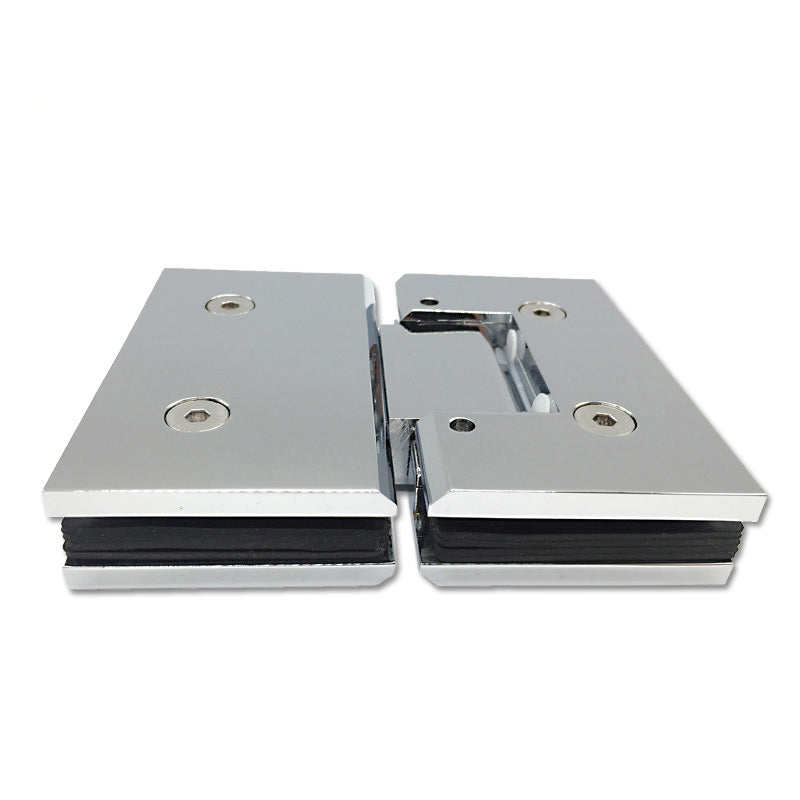 Adjustable Heavy duty 180° Glass to Glass Hinges Square Edged | TR626