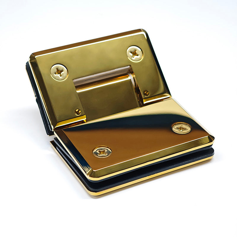 Adjustable Heavy duty 135° Glass to Glass Hinges Beveled  Edged | TR635