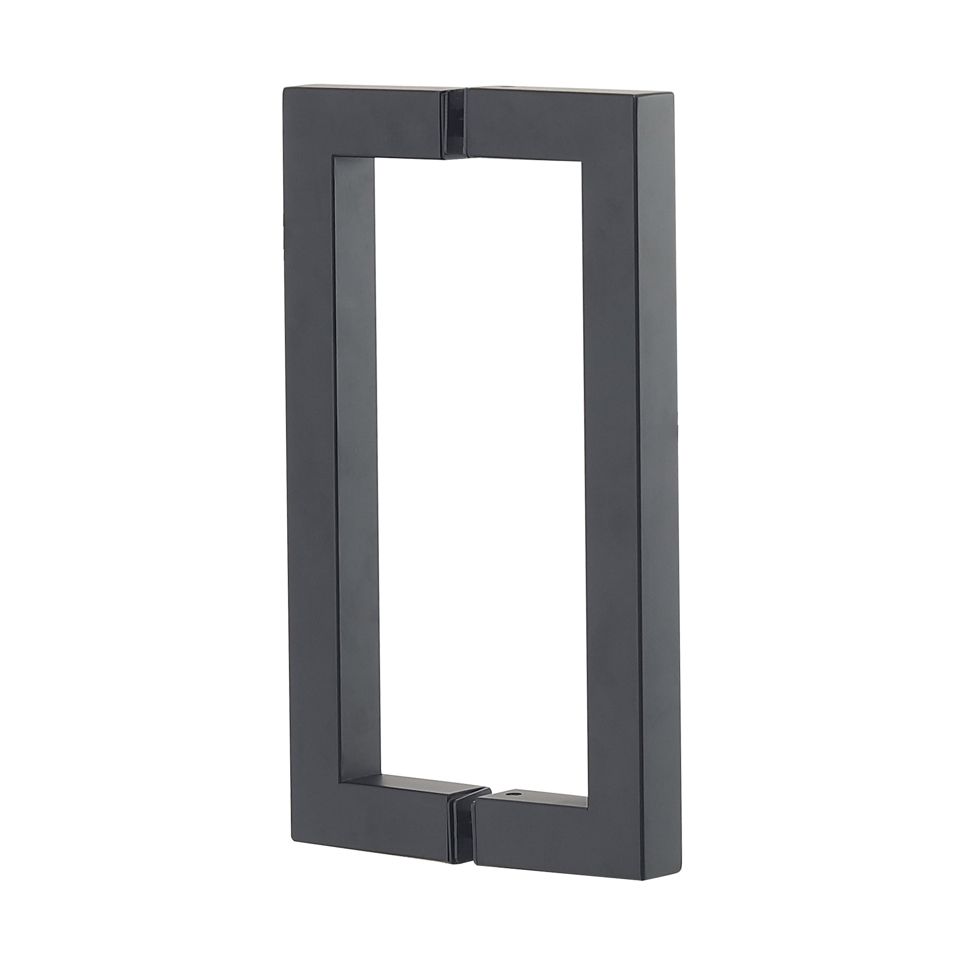 Matte Black 8″ x 8″ Square Tubing Back-to-Back Pull Handle | TR911